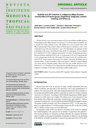 Syphilis and HIV infection in indigenous Mbya Guarani communities of Puerto Iguazu (Argentina) diagnosis, contact tracking, and follow-up.pdf.jpg