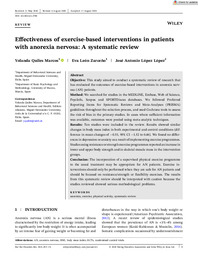 Euro Eating Disorders Rev - 2020 - Quiles Marcos - Effectiveness of exercise‐based interventions in patients with anorexia.pdf.jpg