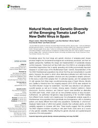 Natural Hosts and Genetci Diversity of the Emerging ToLCNDV in Spain. 2019..pdf.jpg