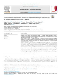Transcriptional regulation of chemokine network by biologic monotherapy.pdf.jpg