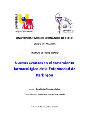 Ana Belén Tendero Mira_TFG_ Nuevos avances en el tratamiento farmacológico de la enfermedad de Parkinson.pdf.jpg