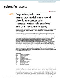 Oxycodonenaloxone.naxolone  versus tapentadol in real world chronic non‑cancer pain.pdf.jpg