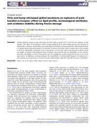 40-Int J of Food Sci Tech - 2022 - Botella‐Martínez - Chia and hemp oils‐based gelled emulsions as replacers of pork.pdf.jpg