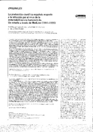 La producción científica española respecto a la infección por el virus de la inmunodeficiencia humana sida. Un estudio a través de MedLine (1991-1999).pdf.jpg