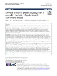 Amyloid precursor protein glycosylation is altered in the brain of patients with Alzheimer's disease.pdf.jpg