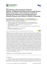 The Infancia y Procesamiento Sensorial (InProS—Childhood and Sensory Processing) Project. Study Protocol for a Cross-Sectional Analysis.pdf.jpg