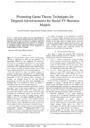 10. Promoting game theory techniques for targeted advertisements for Social TV business models.pdf.jpg