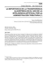 LSB-La importancia de la transparencia algorítmica en el uso de la inteligencia artificial por la Administración tributaria.pdf.jpg