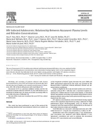 HIV-Infected Adolescents. Relationship Between Atazanavir Plasma Levels and Bilirubin Concentrations.pdf.jpg