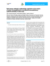 Point process methods in epidemiology.application to the analysis of human immunodeficiency virus acquired immunodeficiency syndrome mortality in urban areas.pdf.jpg