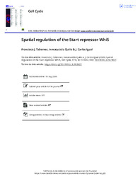Spatial regulation of the Start repressor Whi5.pdf.jpg