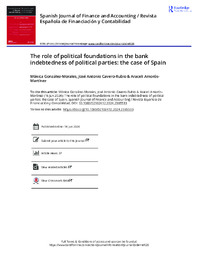 The role of political foundations in the bank indebtedness of political parties  the case of Spain.pdf.jpg