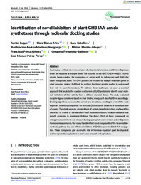 Physiologia Plantarum - 2024 - Luque - Identification of novel inhibitors of plant GH3 IAA‐amido synthetases through.pdf.jpg