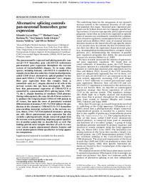 Alternative splicing controls pan-neuronal homeobox gene expression.pdf.jpg