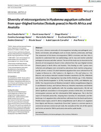 Transbounding Emerging Dis - 2021 - Norte - Diversity of microorganisms in Hyalomma aegyptium collected from spur‐thighed.pdf.jpg