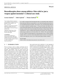 Benzodiazepine abuse among athletes Pain relief or just a weapon against insomnia A clinical case study.pdf.jpg