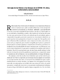 Del siglo de las fiebres a los tiempos de la COVID-19. Clima, enfermedad y estacionalidad.pdf.jpg