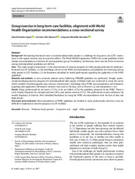 Group exercise in long-term care facilities, alignment with World Health Organization recommendations a cross-sectional survey.pdf.jpg