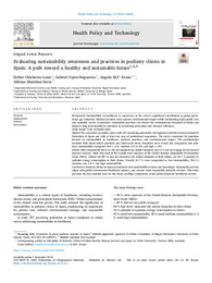 Evaluating sustainability awareness and practices in podiatry clinics in Spain. A path toward a healthy and sustainable future.pdf.jpg