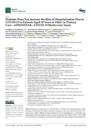 Diabetes Does Not Increase the Risk of Hospitalization Due to COVID-19 in Patients Aged 50 Years or Older in Primary.pdf.jpg