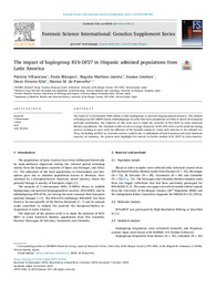 The impact of haplogroup R1b-DF27 in Hispanic admixed populations from Latin America.pdf.jpg
