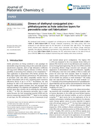 Dimers of diethynyl-conjugated zinc-phthalocyanine as hole selective layers for perovskite solar cell fabrication.pdf.jpg