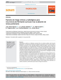 Factores de riesgo clínicos y radiológicos pararecurrencia de fibrilación auricular tras la ablación devenas pulmonares.pdf.jpg