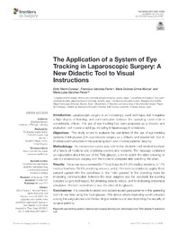 The Application of a System of Eye Tracking in Laparoscopic Surgery. A New Didactic Tool to Visual Instructions.pdf.jpg