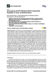 Assessment of ISO Method 15216 to Quantify Hepatitis E Virus in Bottled Water.pdf.jpg