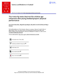 2022 (Q2) [SMF] The maturity status but not the relative age influences elite young football players physical performance.pdf.jpg