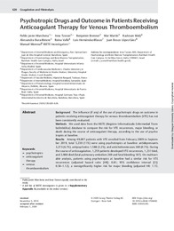 Psychotropic Drugs and Outcome in Patients Receiving Anticoagulant Therapy for Venous Thromboembolism.pdf.jpg