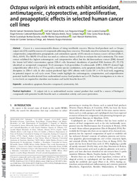Journal of Food Science - 2021 - Hernández‐Zazueta - Octopus vulgaris ink extracts exhibit antioxidant antimutagenic .pdf.jpg