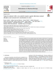 Topical treatment with a mu opioid receptor agonist alleviates corneal.pdf.jpg