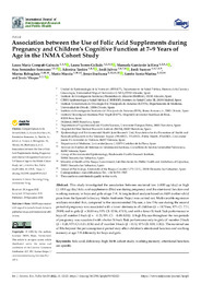 Association between the Use of Folic Acid Supplements during Pregnancy and Children’s Cognitive Function at 7–9 Years of Age in the INMACohortStud.pdf.jpg