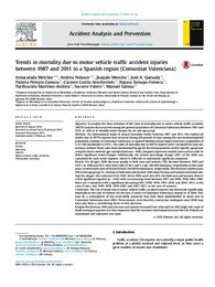 Trends in mortality due to motor vehicle traffic accident injuries 1987-2011 in a spanish region Comunidad Valenciana.pdf.jpg