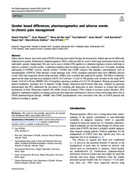 Gender based differences, pharmacogenetics and adverse events.pdf.jpg