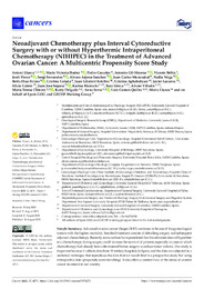 Neoadjuvant Chemotherapy plus Interval Cytoreductive Surgery with or without Hyperthermic Intraperitoneal Chemotherapy (NIHIPEC) in the Treatment of Advanced.pdf.jpg