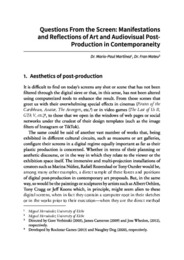 Questions From the Screen_Manifestations and Reflections of Art and Audiovisual Post-Production in Contemporaneity.pdf.jpg