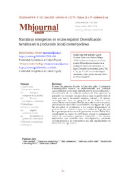 Vista de Narrativas emergentes en el cine español_ Diversificación temática en la producción (local) contemporánea.pdf.jpg