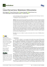 Lemon Peel and Juice. Metabolomic Differentiation.pdf.jpg