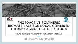 16. Presentación. NEQAAC 2025. Photoactive polymeric biomaterials for local combined therapy against glioblastoma.pdf.jpg