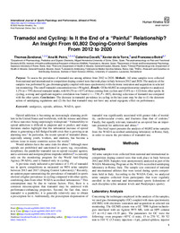 Tramadol and Cycling Is It the End of a “Painful” Relationship. An Insight From 60,802 Doping-Control Samples From 2012 to 2020.pdf.jpg