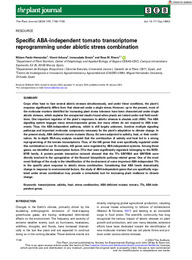 The Plant Journal - 2024 - ABA‐independent tomato transcriptome reprogramming under abiotic.pdf.jpg