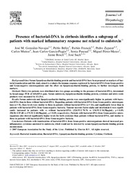 Presence of bacterial-DNA in cirrhosis identifies a subgroup of patients with marked inflammatory response not related to endotoxin.pdf.jpg