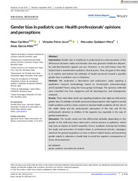 7.Health Science Reports - 2023 - Carrilero - Gender bias in pediatric care  Health professionals  opinions and perceptions (1).pdf.jpg