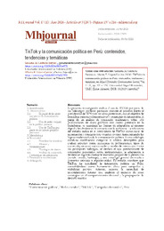 Vista de TikTok y la comunicación política en Perú_ contenidos, tendencias y temáticas.pdf.jpg