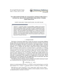 On the robustness of pullback attractors for a nonlocal reaction-diffusion equation under perturbation.pdf.jpg