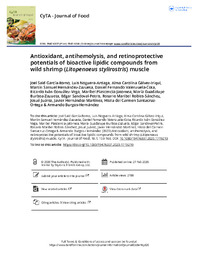 Antioxidant  antihemolysis  and retinoprotective potentials of bioactive lipidic compounds from wild shrimp  Litopenaeus stylirostris  muscle.pdf.jpg