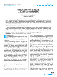 Executive coaching results a classification proposal [El análisis de los resultados.pdf.jpg