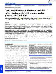 J Sci Food Agric - 2019 - Cámara‐Zapata - Cost benefit analysis of tomato in soilless culture systems with saline water.pdf.jpg